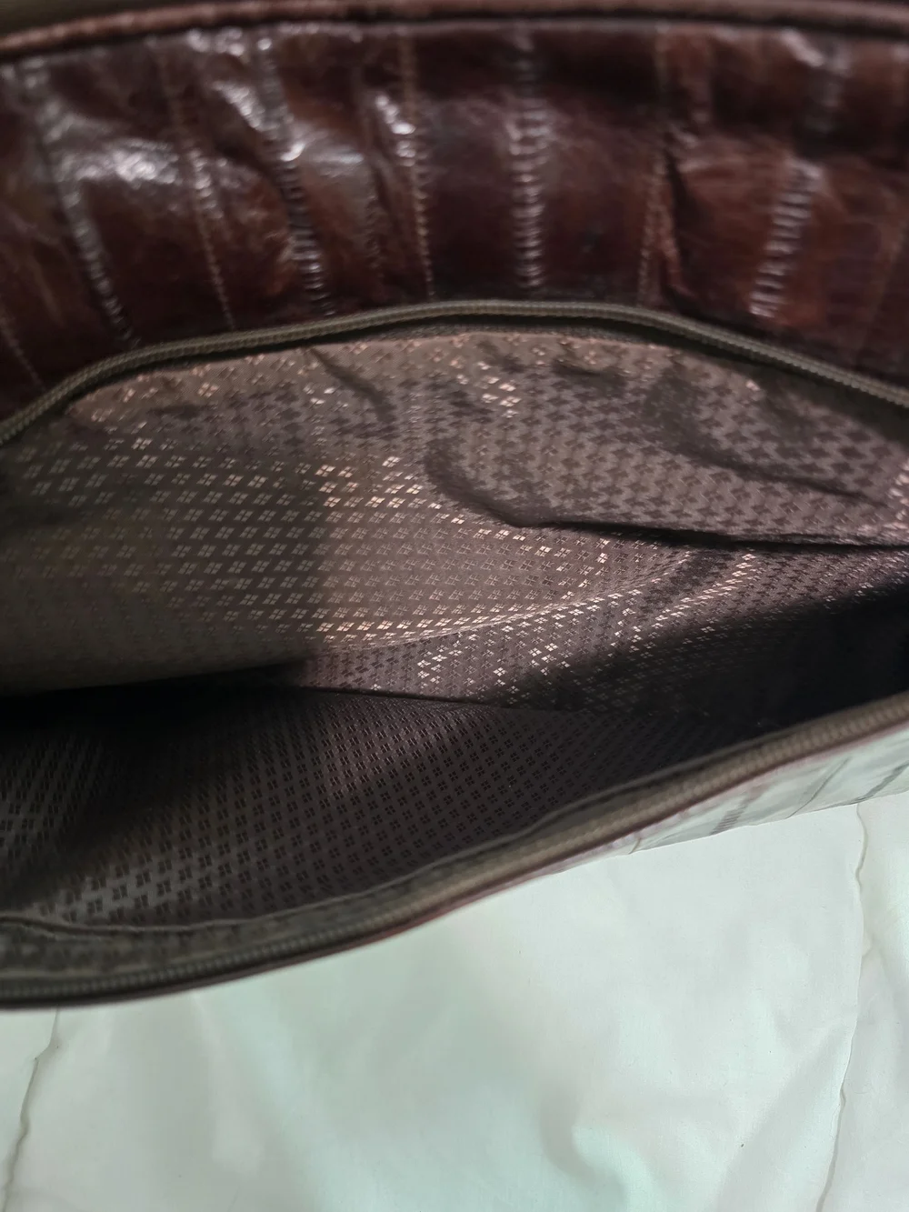 Brown Leather Laptop Sleeve for Men - Slim Protective Case